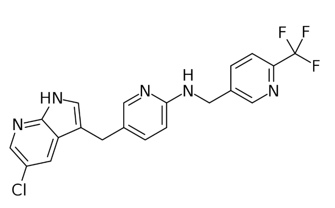 Pexidartinib分子結構式